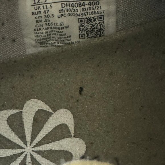 Size 12.5 - Nike Air Vapormax 2021 Flyknit Grey White‎ DH4084-400 - Picture 8 of 9